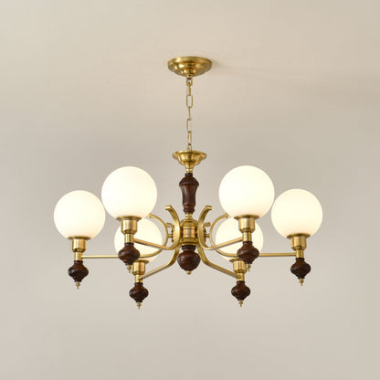 Globe Orb Candelabrum Chandelier