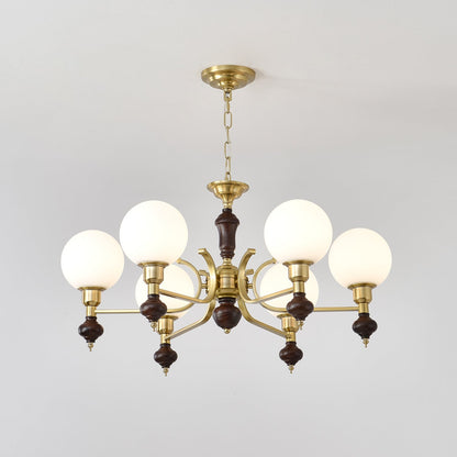 Globe Orb Candelabrum Chandelier