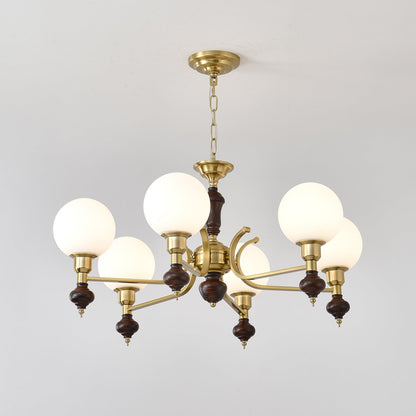 Globe Orb Candelabrum Chandelier