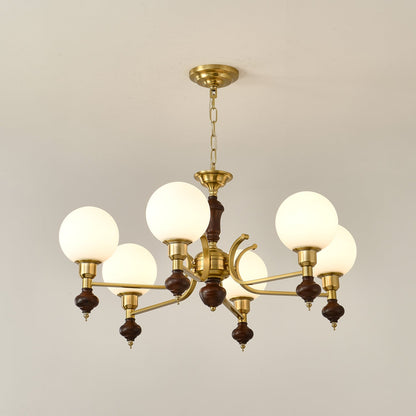 Globe Orb Candelabrum Chandelier