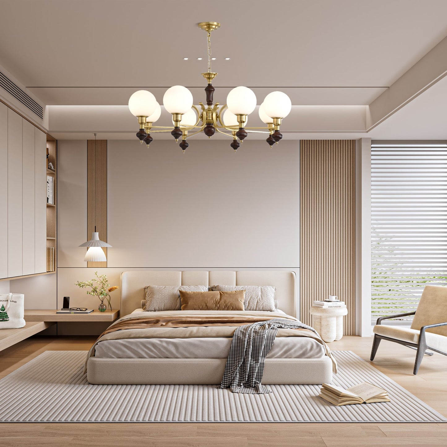 Globe Orb Candelabrum Chandelier