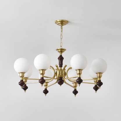 Globe Orb Candelabrum Chandelier