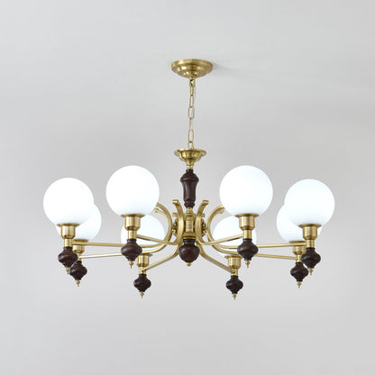 Globe Orb Candelabrum Chandelier