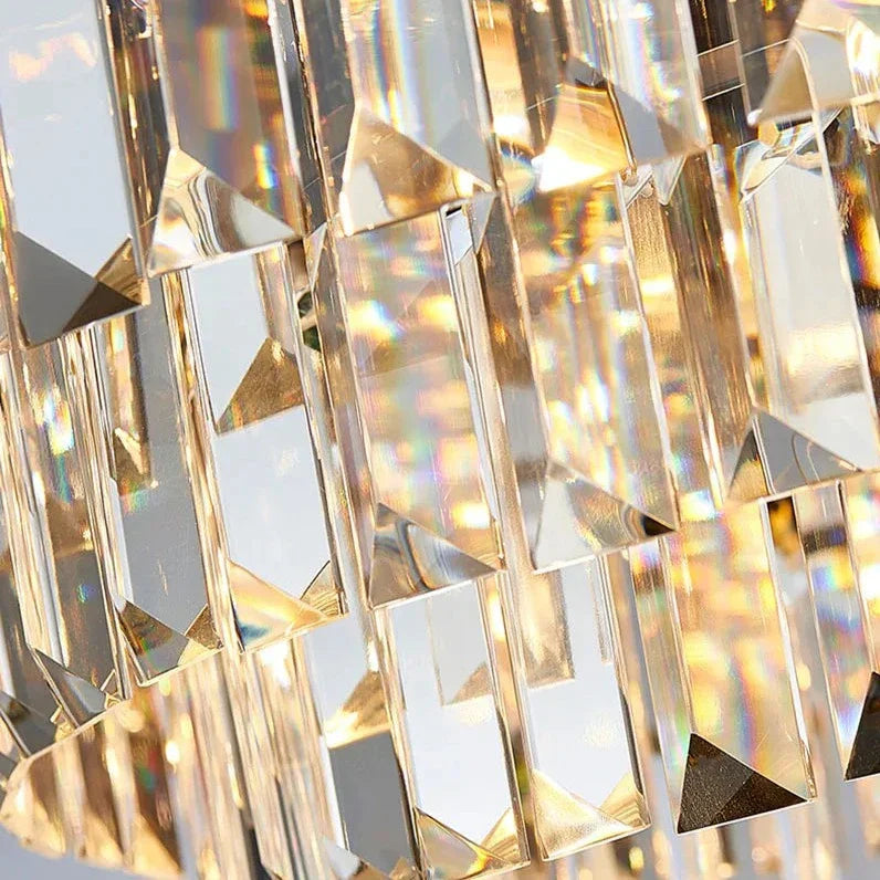 Gio Rose Gold Modern Chandelier