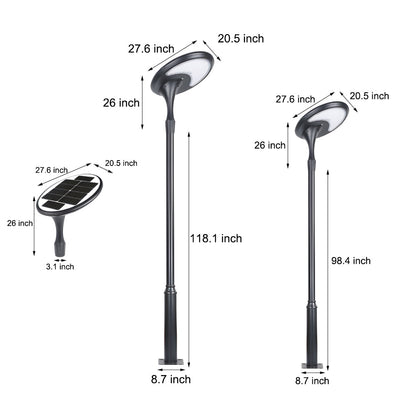 IP65 Outdoor Solar Lamp Post Street Lights for Park