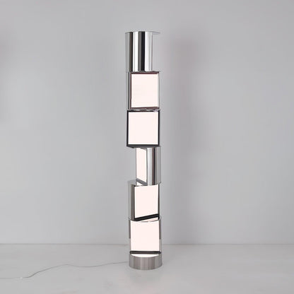 Half Cylindrical Rotating Uplight Lamp Floor Lamp