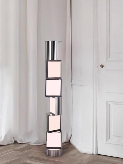 Half Cylindrical Rotating Uplight Lamp Floor Lamp