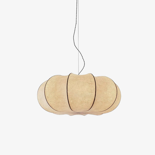 Oblate Silk Droplight Pendant Lamp