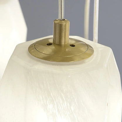 Frost Glass Pendant Foyer Chandelier