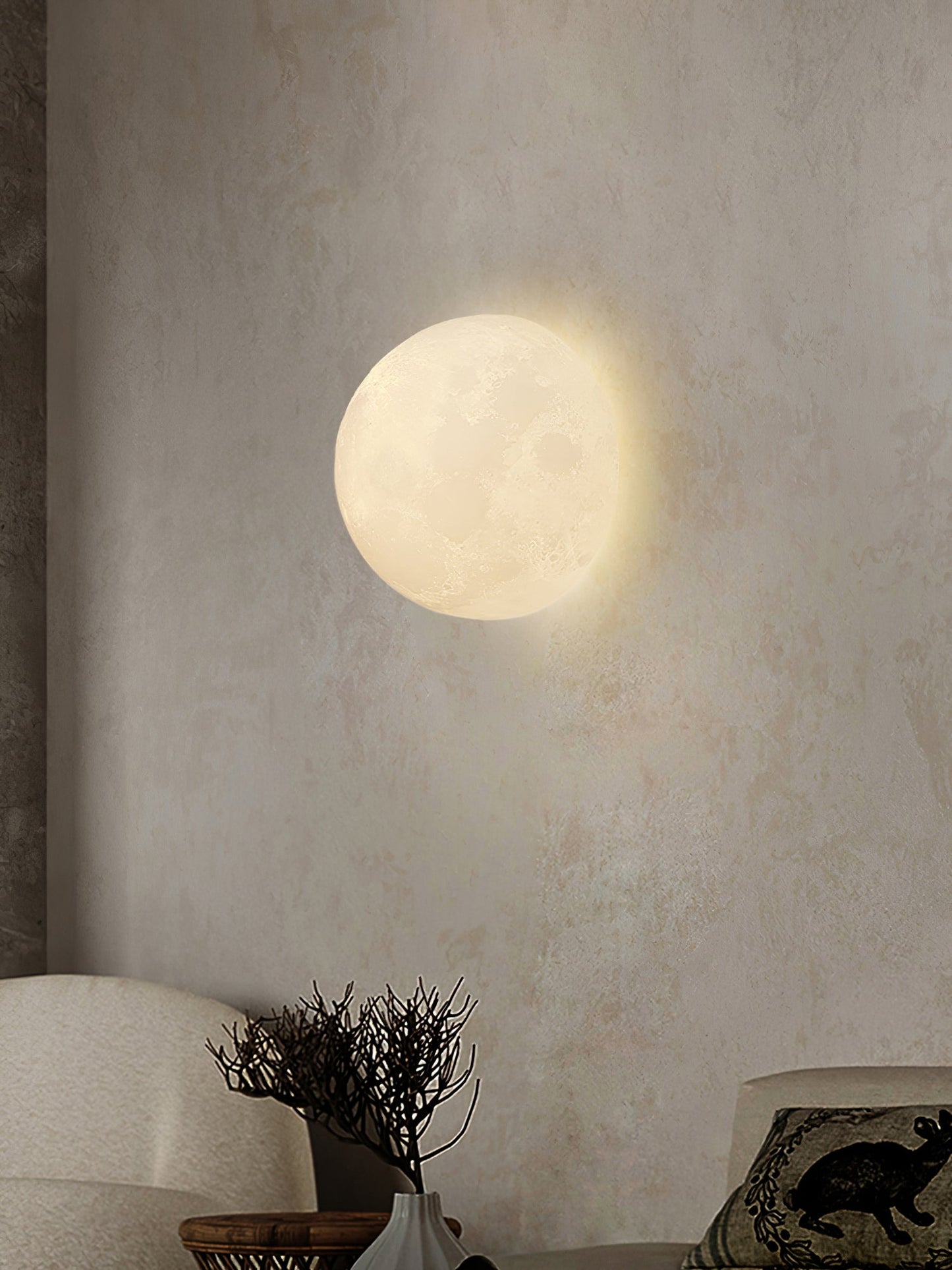 Moon 3D Wall-mounted light Wall Lamp
