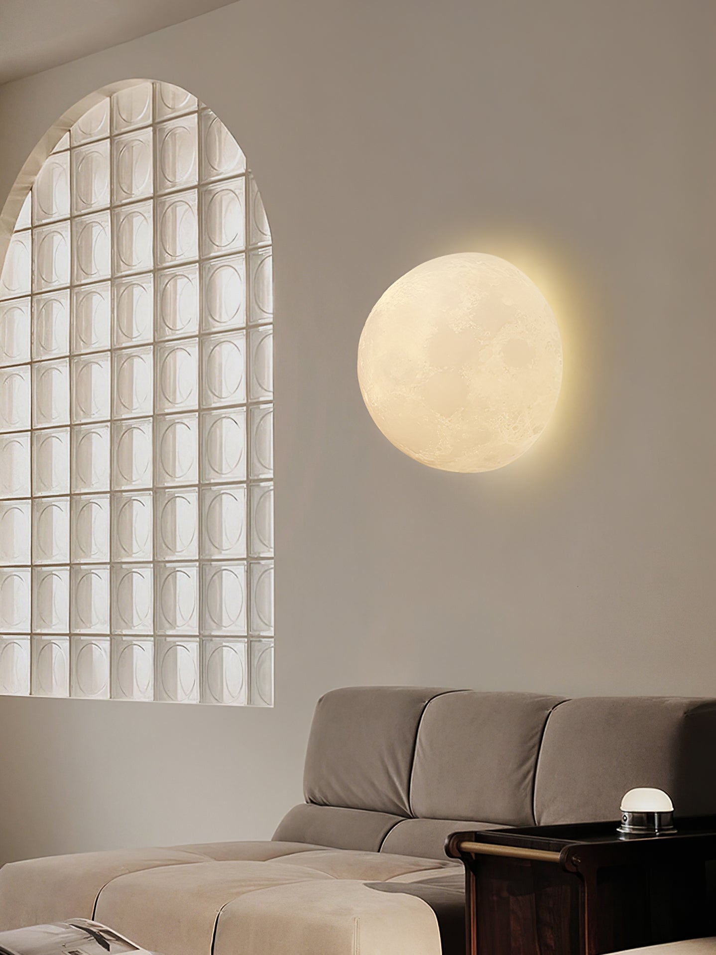 Moon 3D Wall-mounted light Wall Lamp