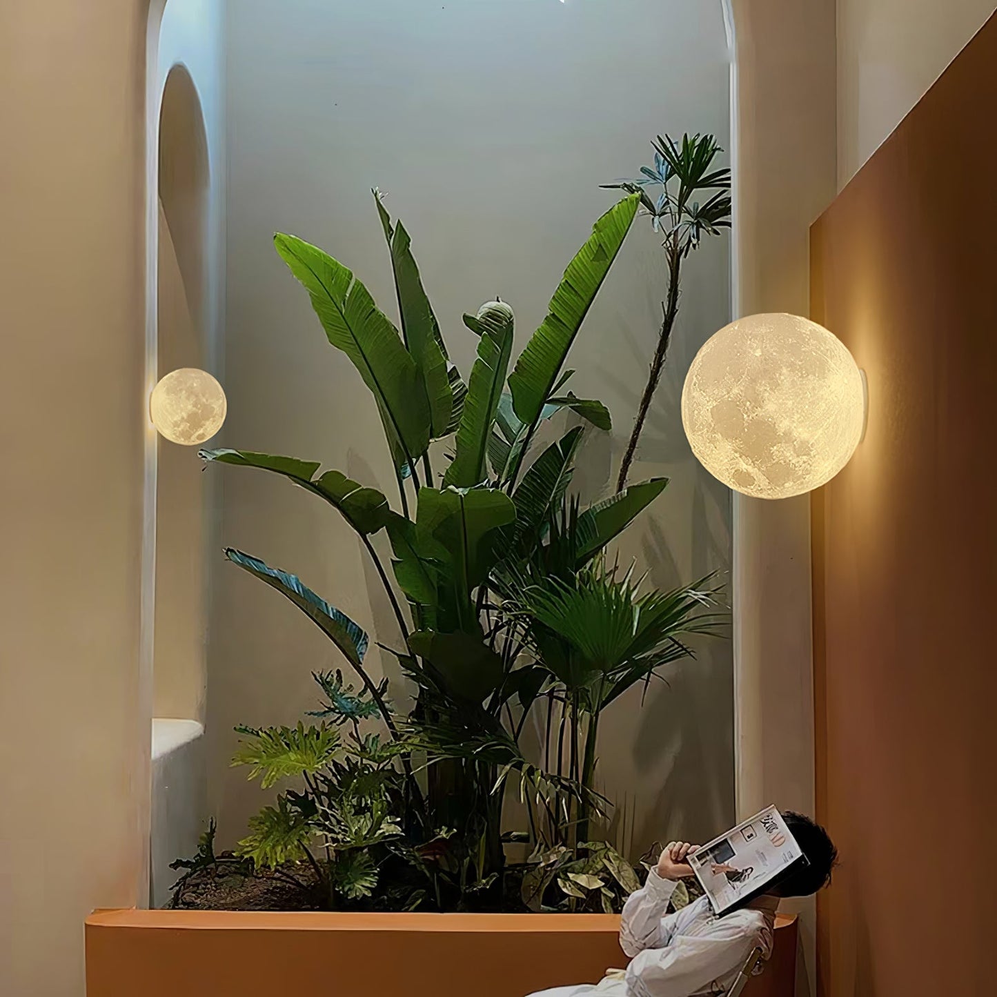 Moon 3D Wall-mounted light Wall Lamp