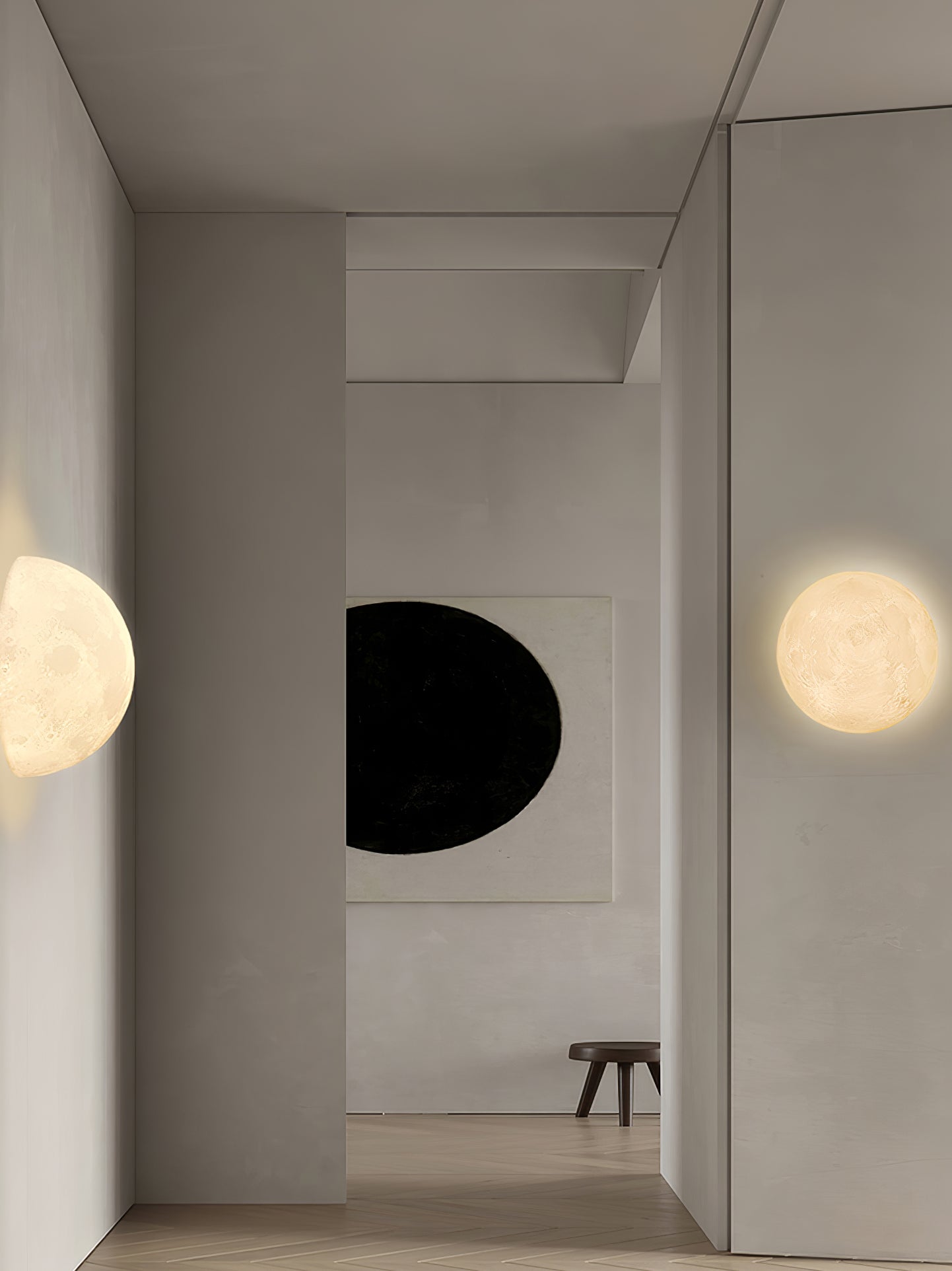 Moon 3D Wall-mounted light Wall Lamp