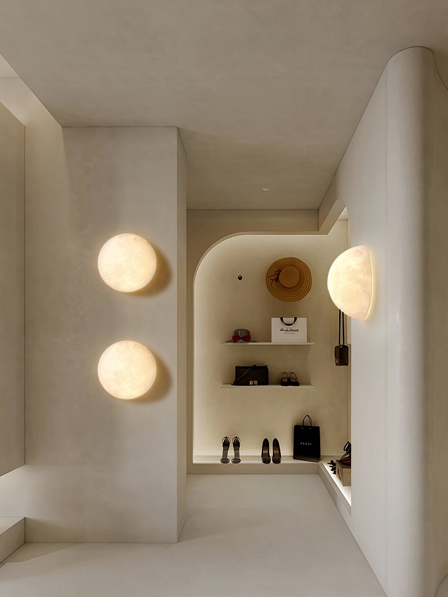 Moon 3D Wall-mounted light Wall Lamp