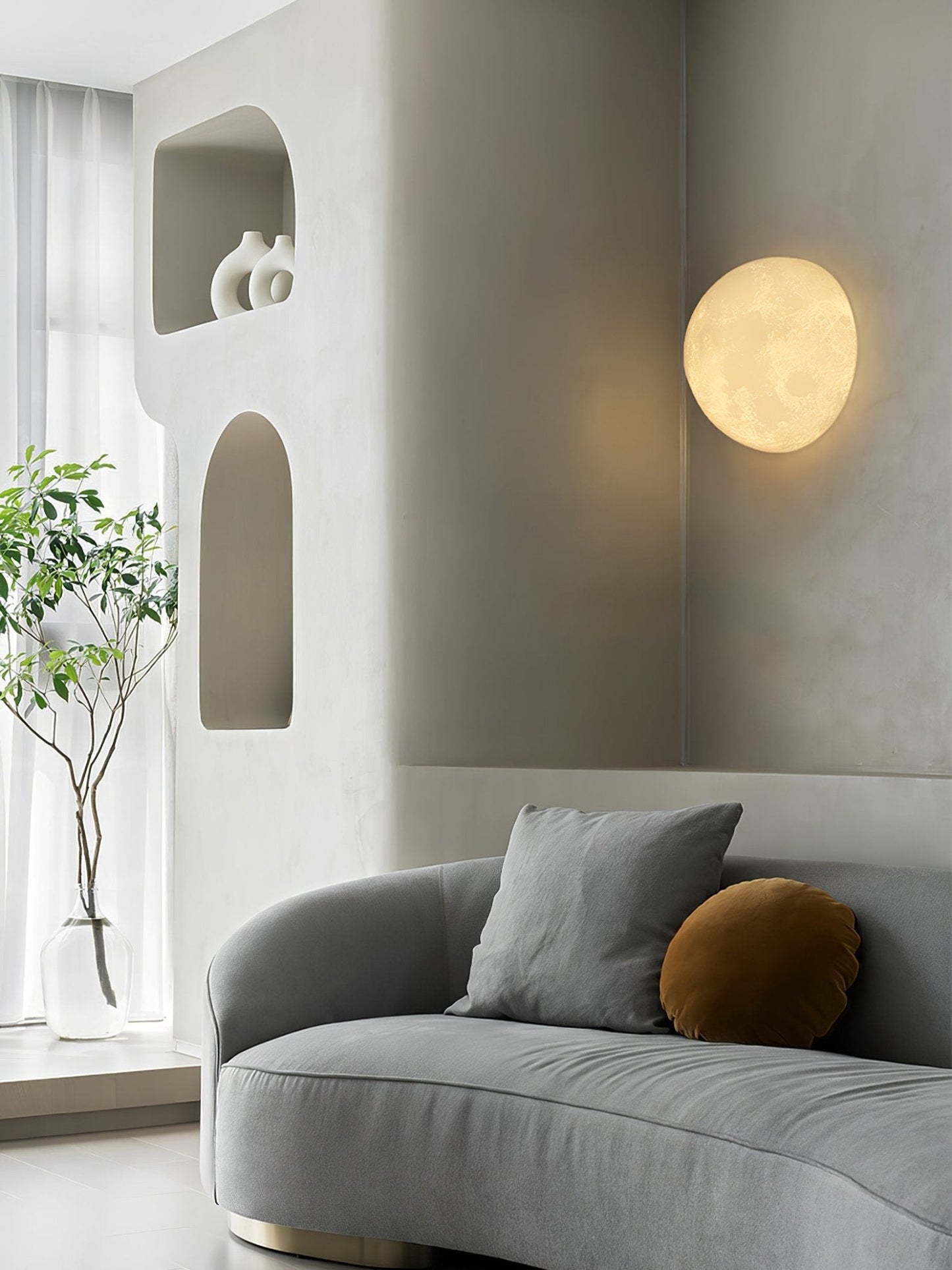 Moon 3D Wall-mounted light Wall Lamp