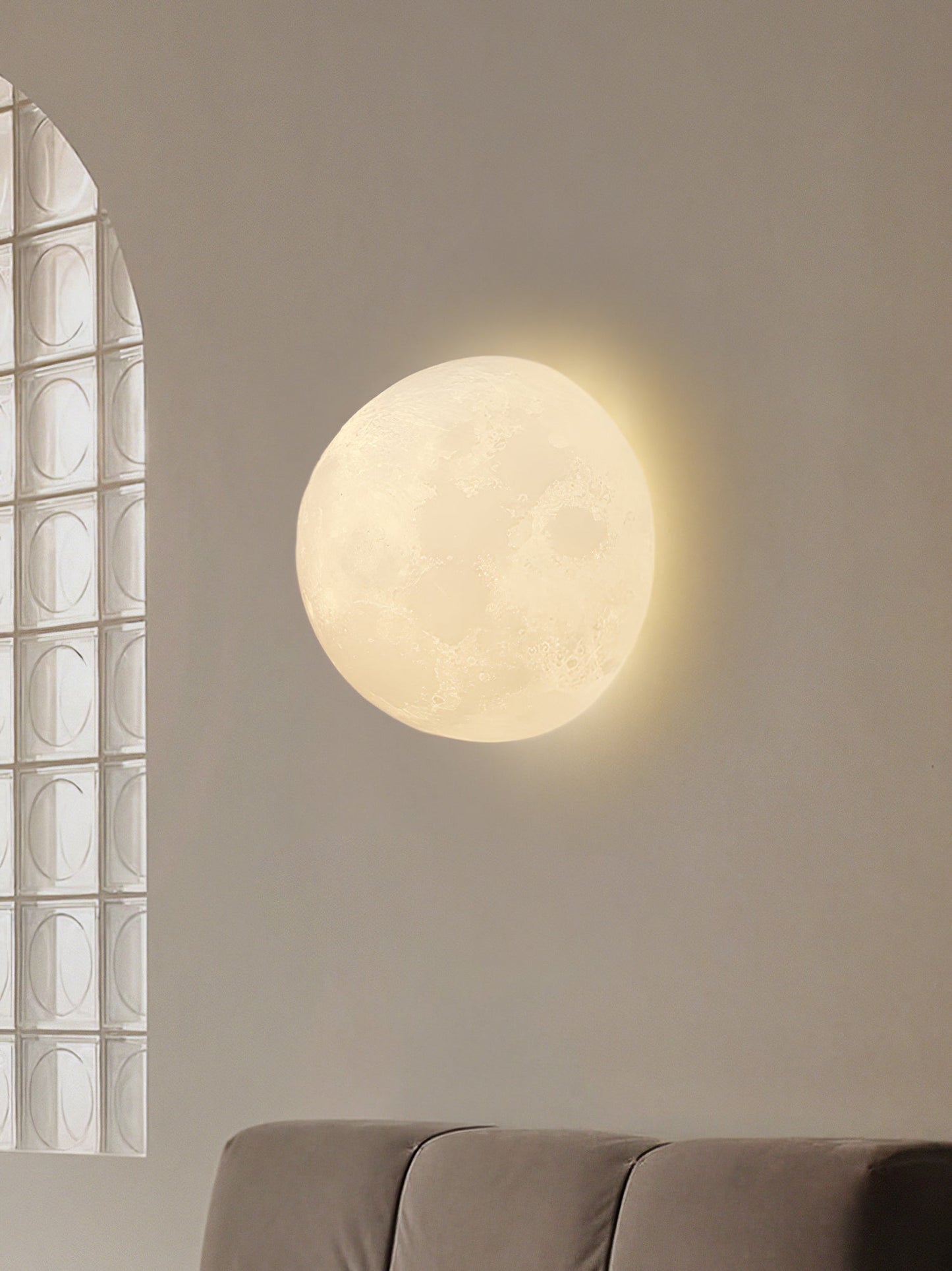 Moon 3D Wall-mounted light Wall Lamp