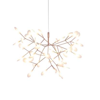 Rose Gold Firefly LED Candelabrum Chandelier