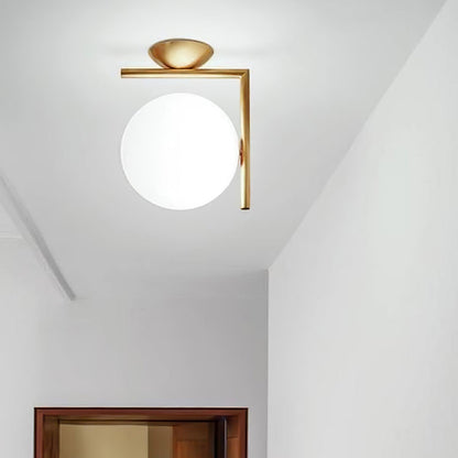 Blown Glass Opal Glass Wall-mounted light Wall Lamp