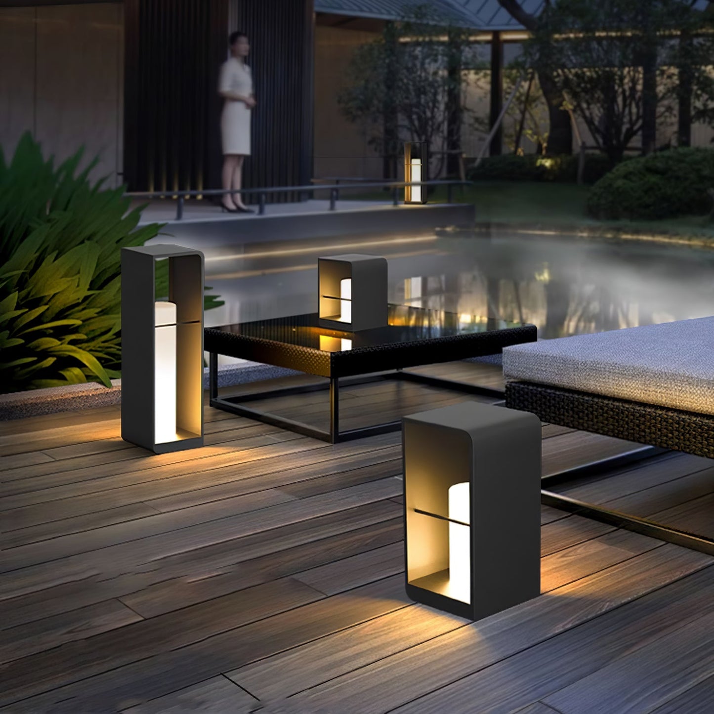 Lantern Garden Solar Exterior lamp Outdoor Light