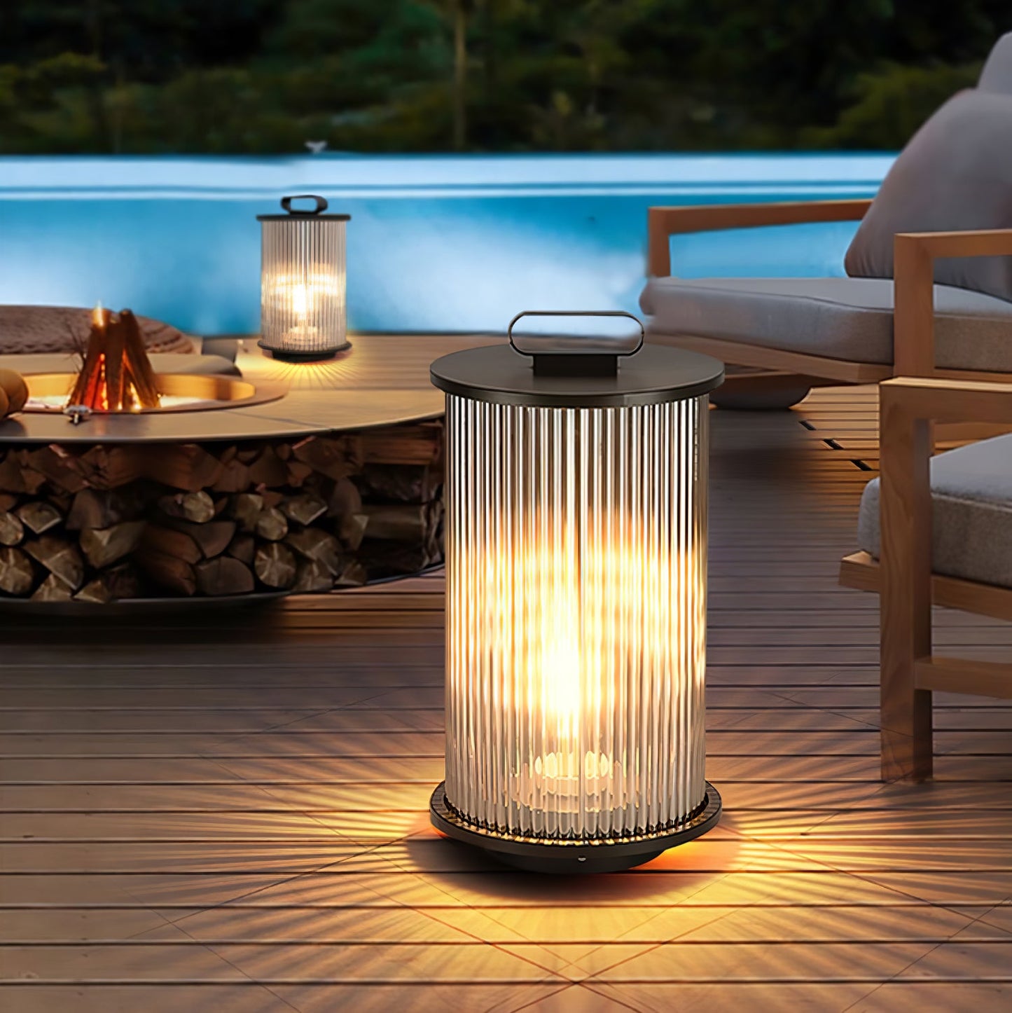 Lantern Garden Solar Exterior lamp Outdoor Light