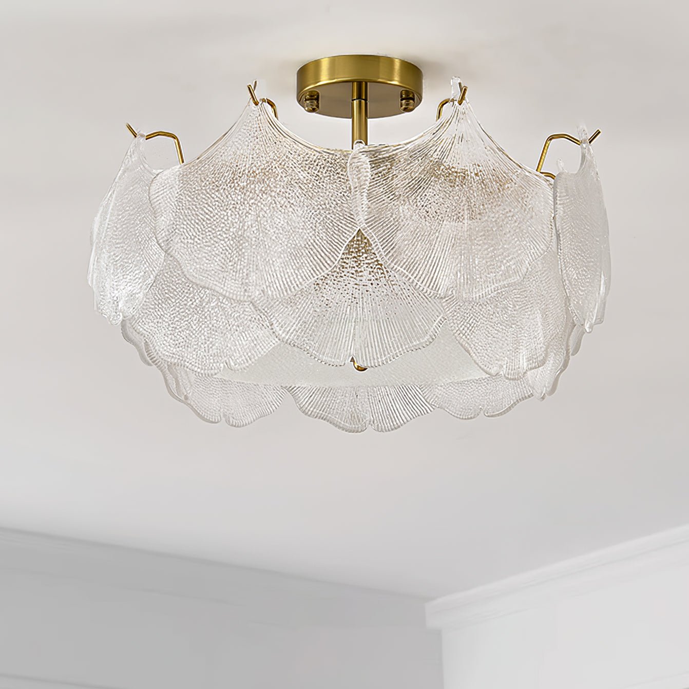 Maple Leaf Cluster Overhead fixture Ceiling Light