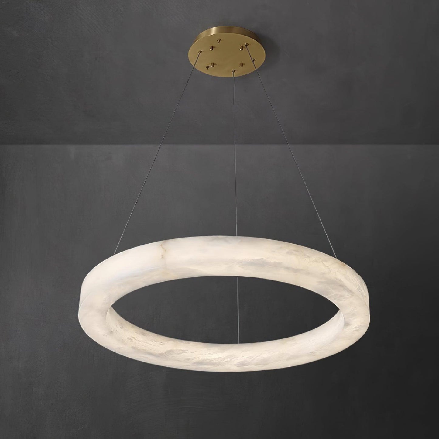Marika Alabaster Ceiling fixture Chandelier