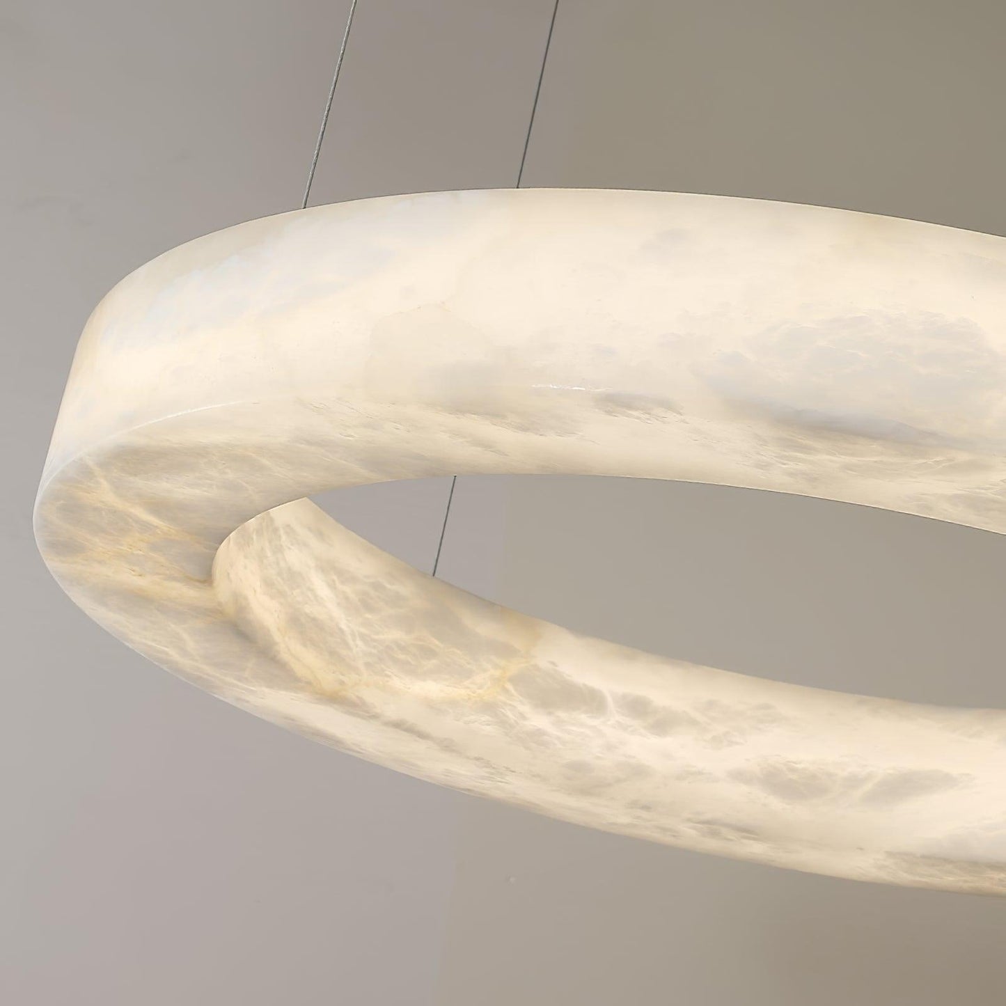 Marika Alabaster Ceiling fixture Chandelier