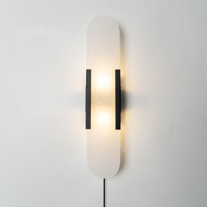 Melange Elongated Plug-in Bracket light Sconce