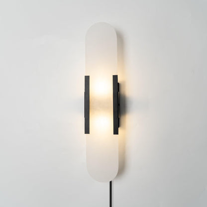 Melange Elongated Plug-in Bracket light Sconce