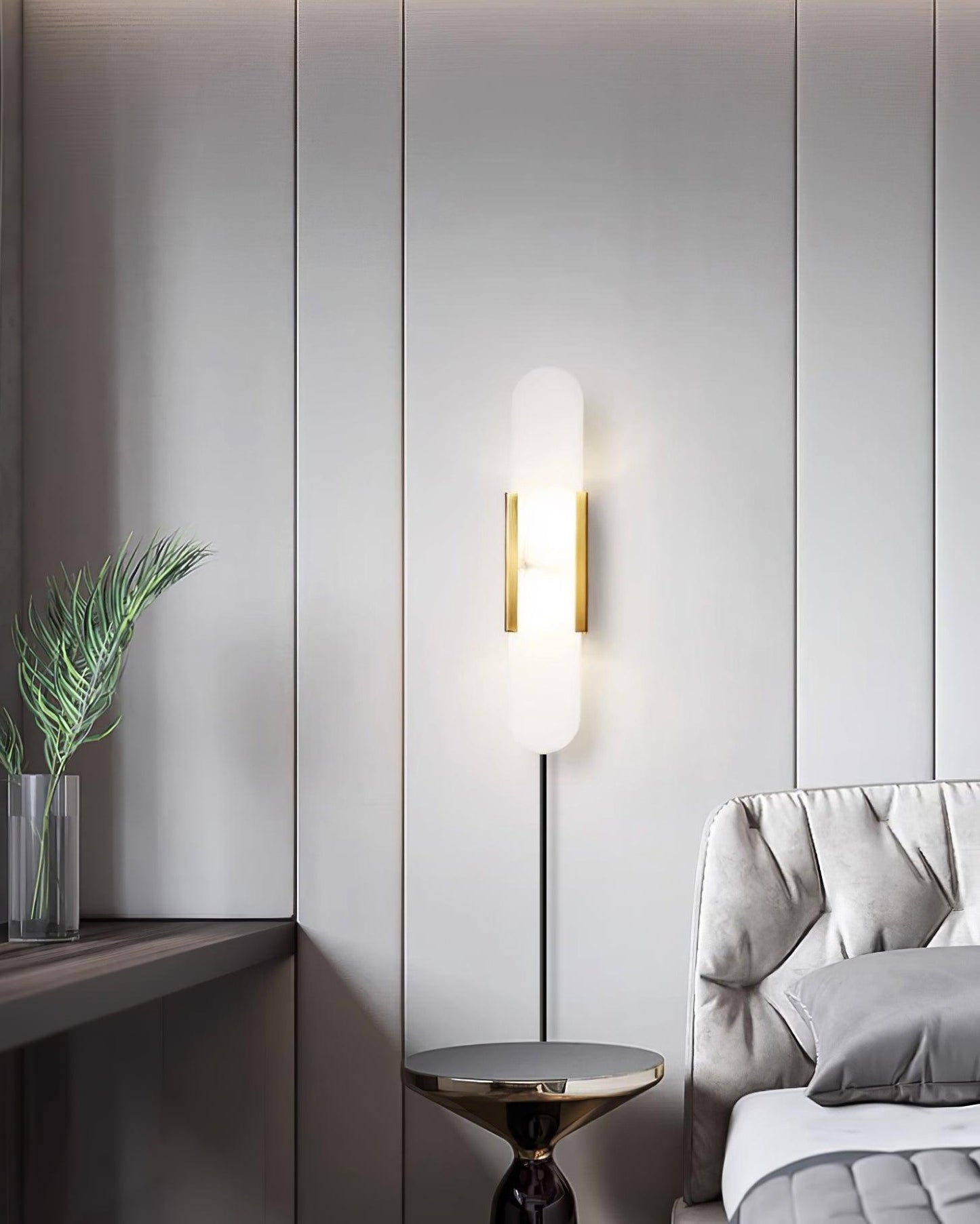 Melange Elongated Plug-in Bracket light Sconce