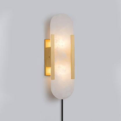 Melange Elongated Plug-in Bracket light Sconce