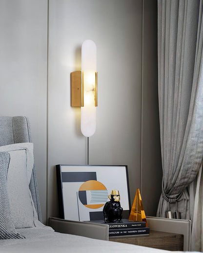 Melange Elongated Plug-in Bracket light Sconce