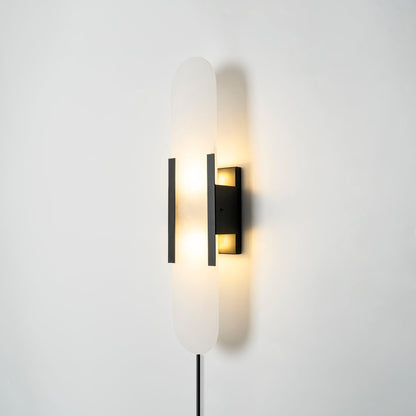 Melange Elongated Plug-in Bracket light Sconce