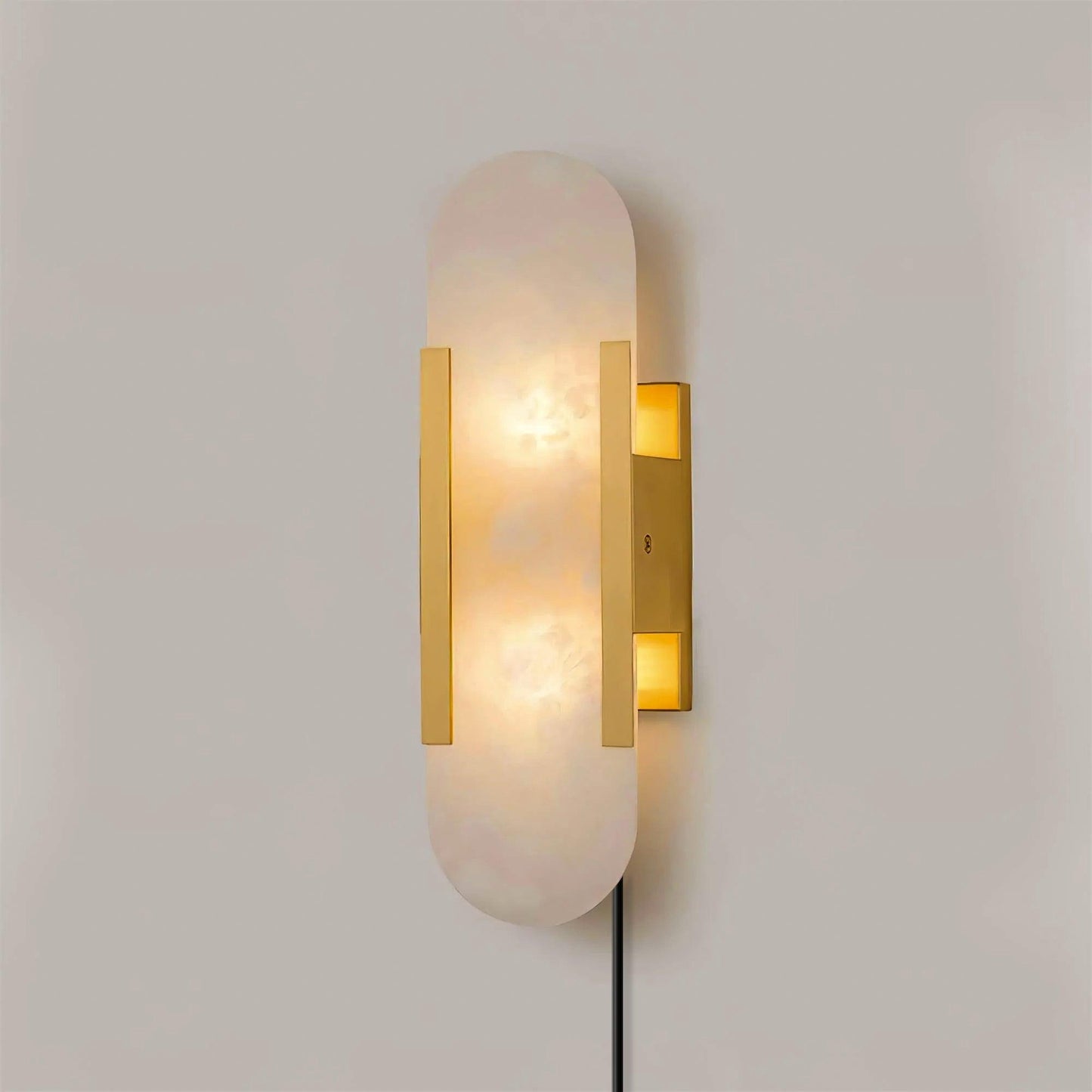 Melange Elongated Plug-in Bracket light Sconce