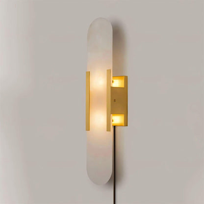 Melange Elongated Plug-in Bracket light Sconce