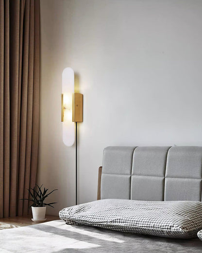 Melange Elongated Plug-in Bracket light Sconce