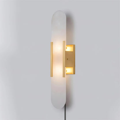 Melange Elongated Plug-in Bracket light Sconce