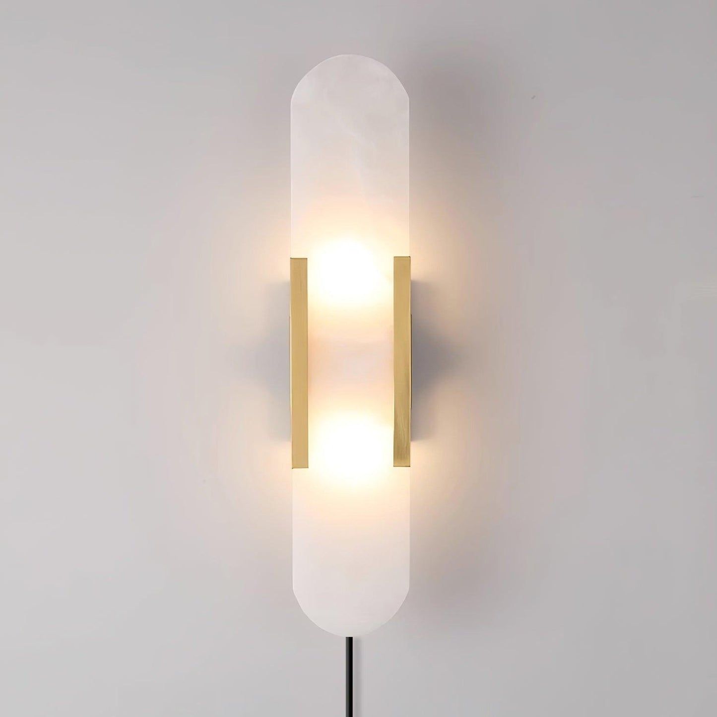 Melange Elongated Plug-in Bracket light Sconce