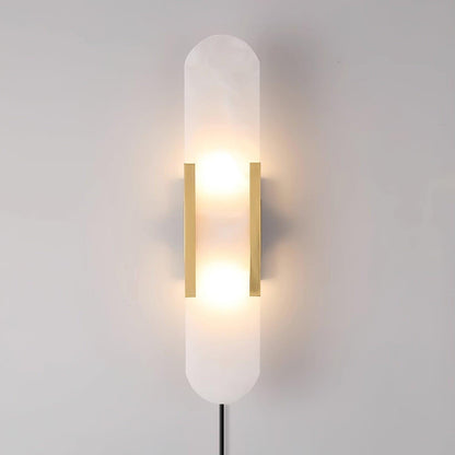 Melange Elongated Plug-in Bracket light Sconce