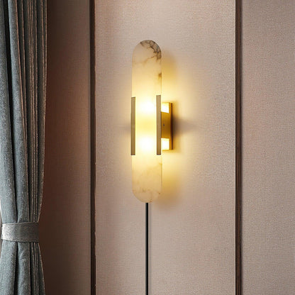 Melange Elongated Plug-in Bracket light Sconce