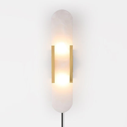 Melange Elongated Plug-in Bracket light Sconce