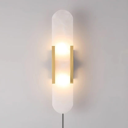 Melange Elongated Plug-in Bracket light Sconce