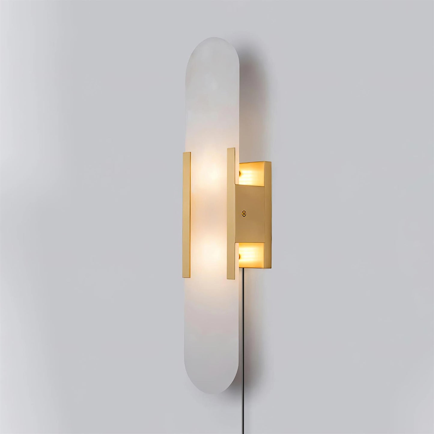 Melange Elongated Plug-in Bracket light Sconce