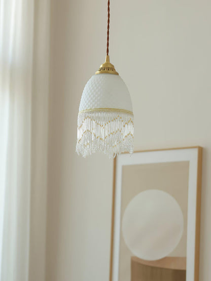 Mesh Tassel Glass Ceiling light fitting Pendant Light