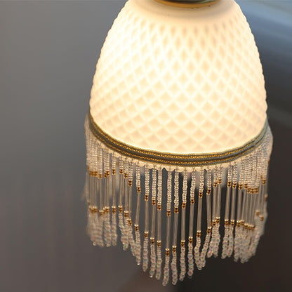 Mesh Tassel Glass Ceiling light fitting Pendant Light