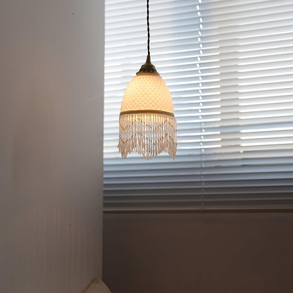 Mesh Tassel Glass Ceiling light fitting Pendant Light