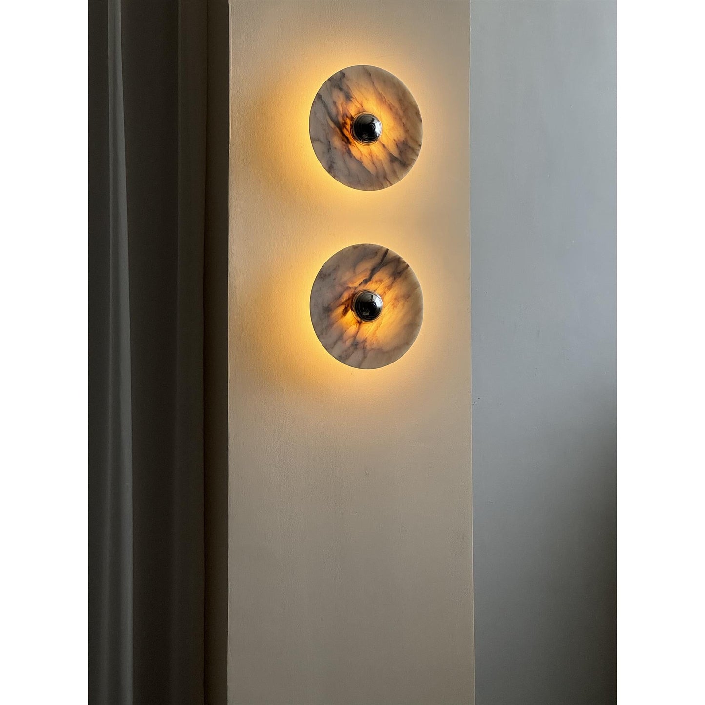 Messier Marble Rechargeable Wall-mounted light Wall Lamp