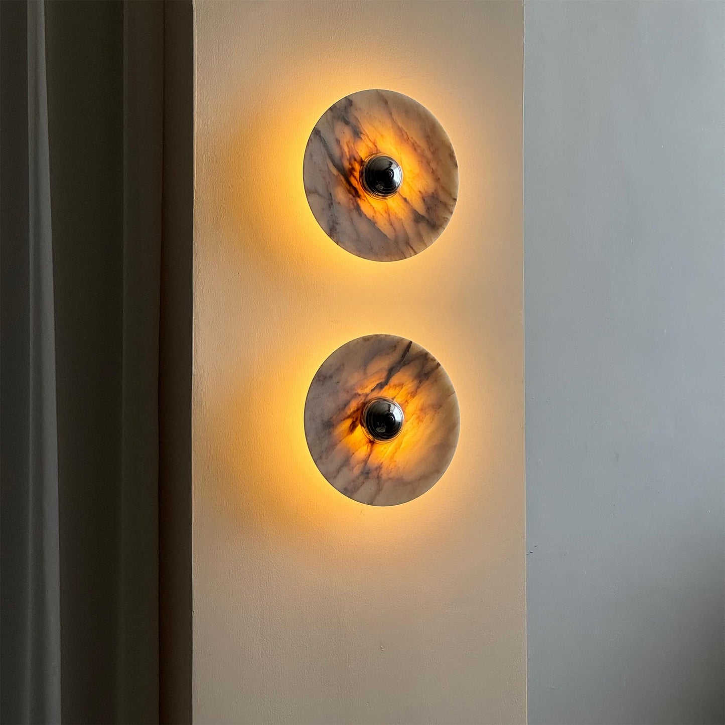 Messier Marble Rechargeable Wall-mounted light Wall Lamp