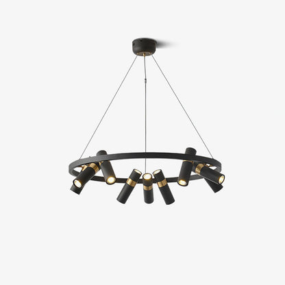 Black Mutil Pipe Ceiling fixture Chandelier