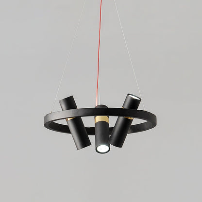 Black Mutil Pipe Ceiling fixture Chandelier